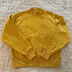 Champion Men's Yellow Crewneck Sweatshirt